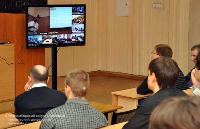 19.05.10       Лекция академика В. А. Рубакова на тему «Космология и Большой адронный коллайдер», фотография: В. Кравченко