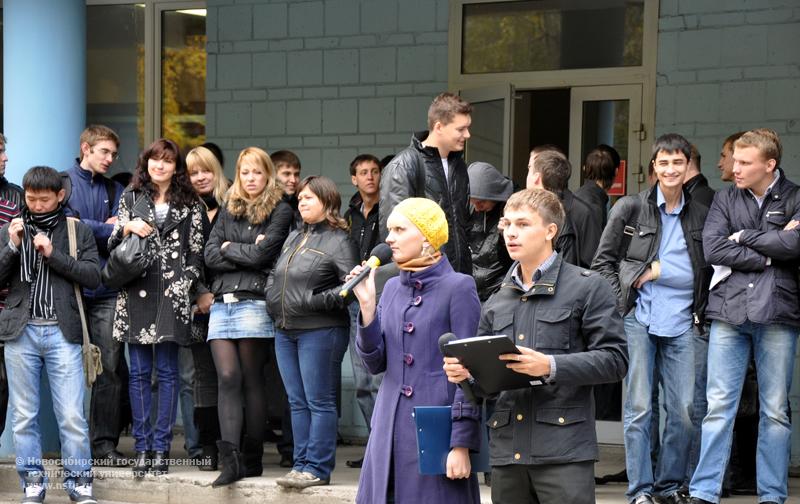 04.10.10     4 октября пройдет посвящение в первокурсники факультета радиотехники и электроники, фотография: В. Кравченко