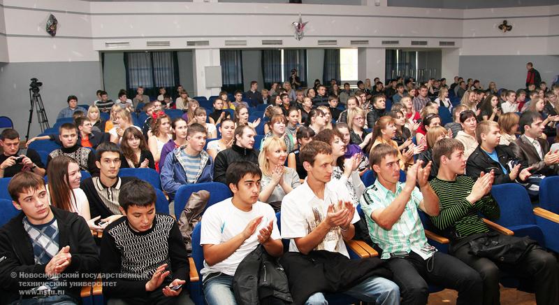 15.10.10     Посвящение в первокурсники ФМА, фотография: В. Невидимов