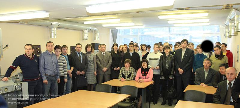 16.12.10     16 декабря в НГТУ состоится открытие лаборатории в честь преподавателей механико-технологического факультета, фотография: В. Невидимов