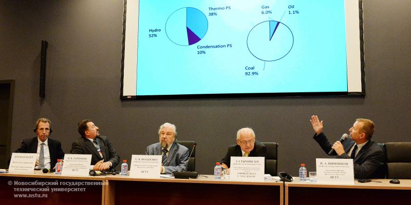 18.09.13     НГТУ - организатор панельной дискуссии «Влияние энергетики на изменение и защиту климата в Сибирском регионе», фотография: В. Невидимов
