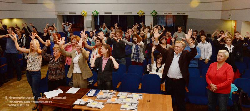 16.10.13     Посвящение в студенты первокурсников ИСР НГТУ , фотография: В. Невидимов